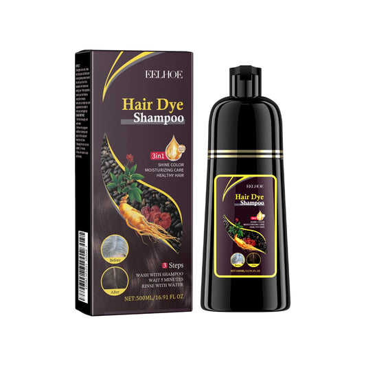 EELHOE Brown Hair Coloring Shampoo 500ml