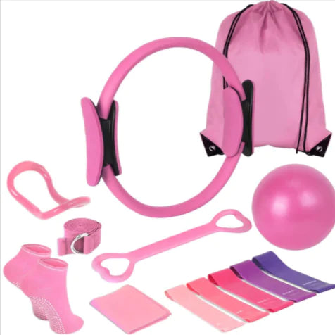 13-Piece Yoga & Pilates Set – Full-Body Training & Recovery Kit