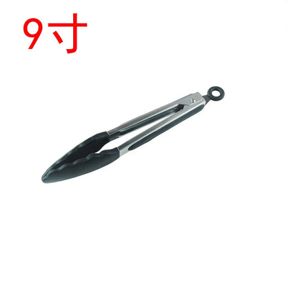 Silicone Kitchen & BBQ Tongs – Stainless Steel Locking Cooking Tongs (7 / 9 / 12 Inch)