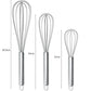 LMETJMA Stainless Steel Balloon Whisk – 8/10/12 Inch