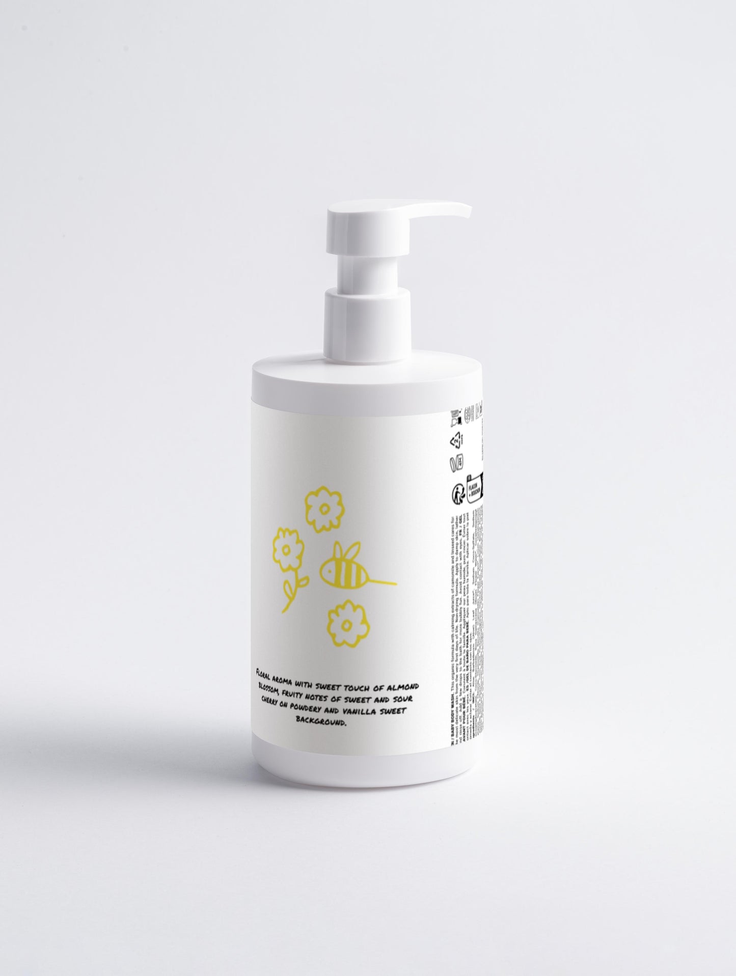 Roomsium Baby Body Wash Gentle Aloe And Rose Gel 13.19 Fl Oz
