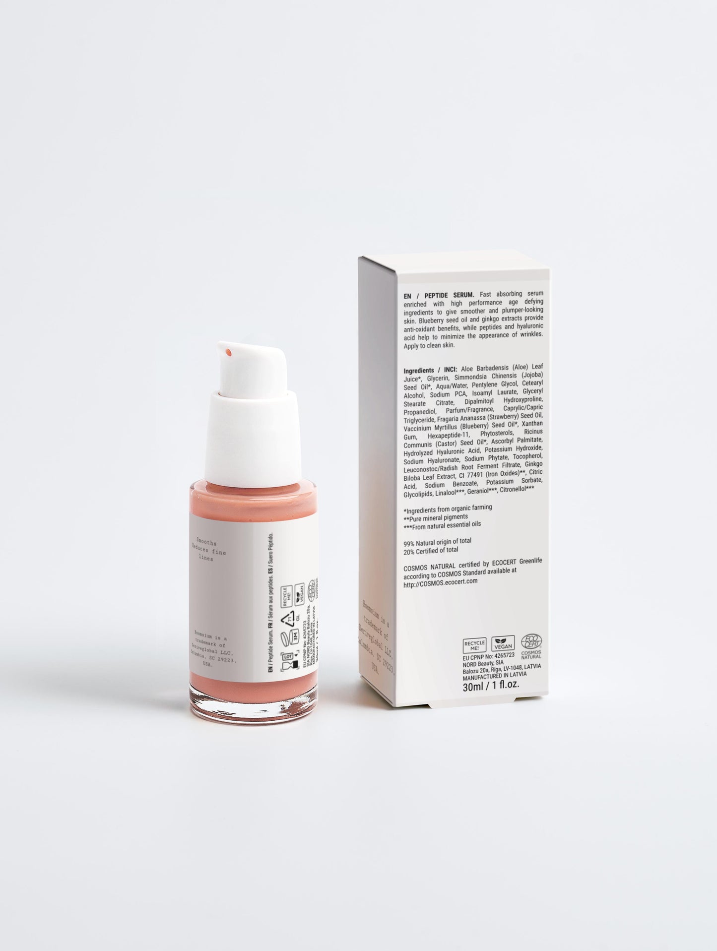 Roomsium Anti Aging Skincare Set With Peptide Serum & Eye Cream