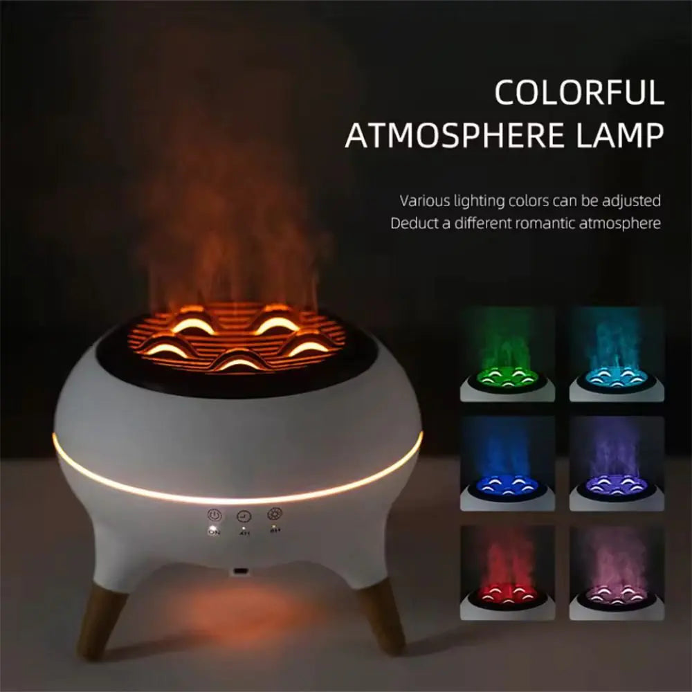 Net30 Flame Effect LED Aromatherapy Diffuser – Ultrasonic
