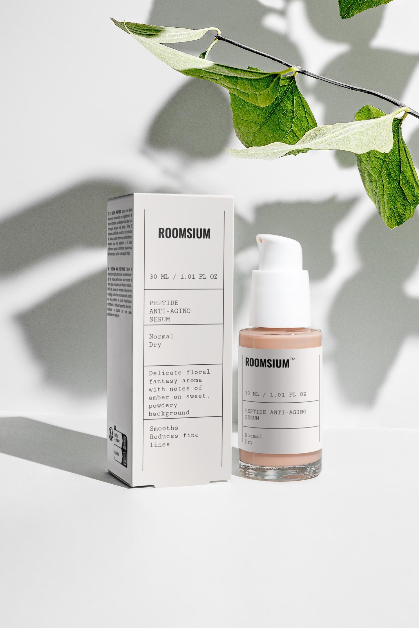 Roomsium Anti Aging Skincare Set With Peptide Serum & Eye Cream