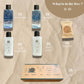 Roomsium N-Recycled Eco-Friendly Personal Care Set | 205 Pieces | 25 Shampoo & Conditioner Sets + 50 Essentials Packs | Recyclable, Sustainable for SPAs, Travelers & Wellness Centers Roomsium