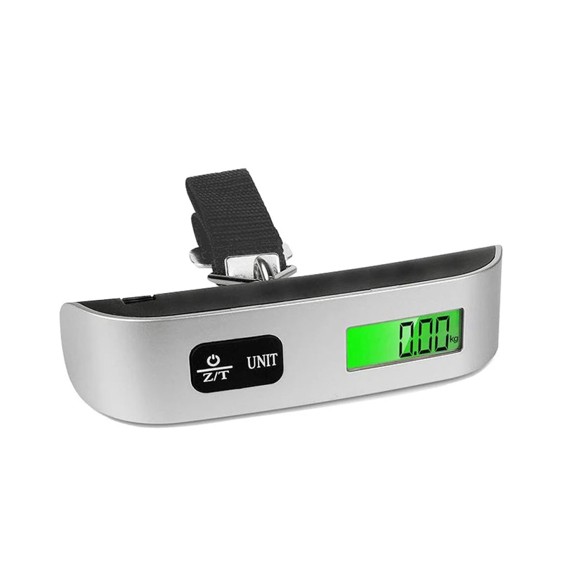 Portable Digital Luggage Scale 110lb / 50kg – LCD Hanging Travel Scale