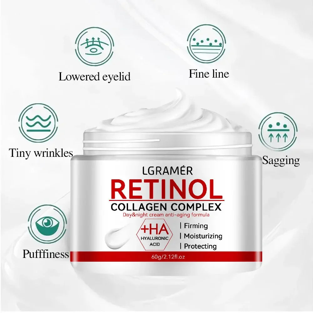 Retinol Lifting & Firming Face Cream | Collagen Anti-Wrinkle Moisturizer - Roomsium