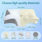 Ergonomic Memory Foam Cervical Pillow – 2-in-1 Contour Neck Support Pillow