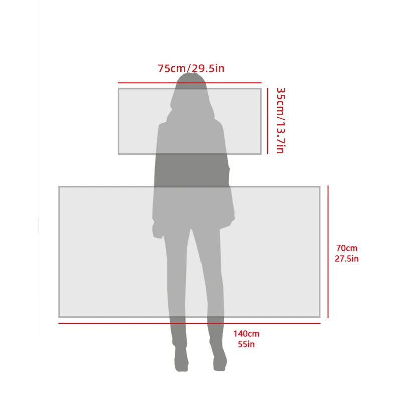 2PC Coral Velvet Bath Towels Set Soft Quick Dry