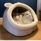 Deep Sleep Cat Bed – Foldable Cartoon Pet Cave Bed with Removable Cushion