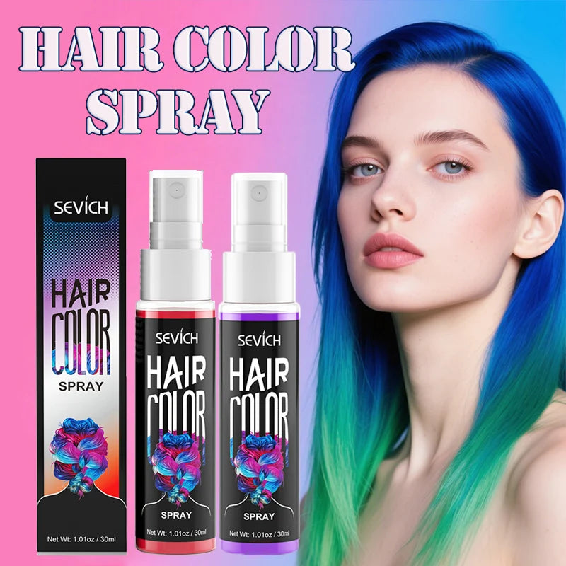 Temporary Hair Color Spray 30ml – Washable Styling Color