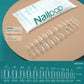 NAILPOP 120pcs Soft Gel Full Cover Press On Nails – Coffin Clear / Semi-Matte False Nail Tips - Roomsium