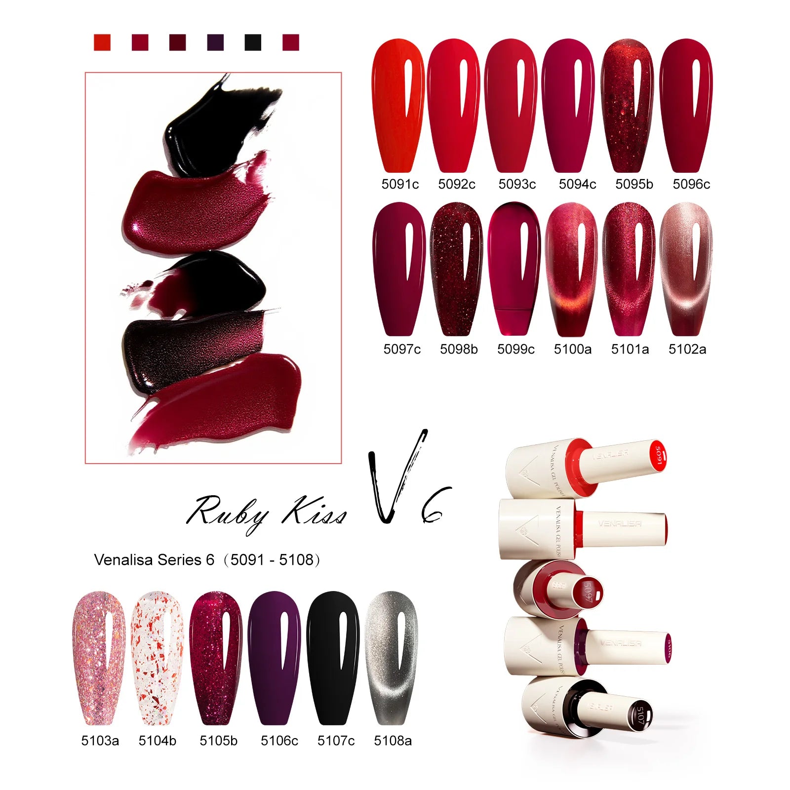 VENALISA V6 Cat Eye Gel Nail Polish – HEMA & TPO Free 10ml - Roomsium