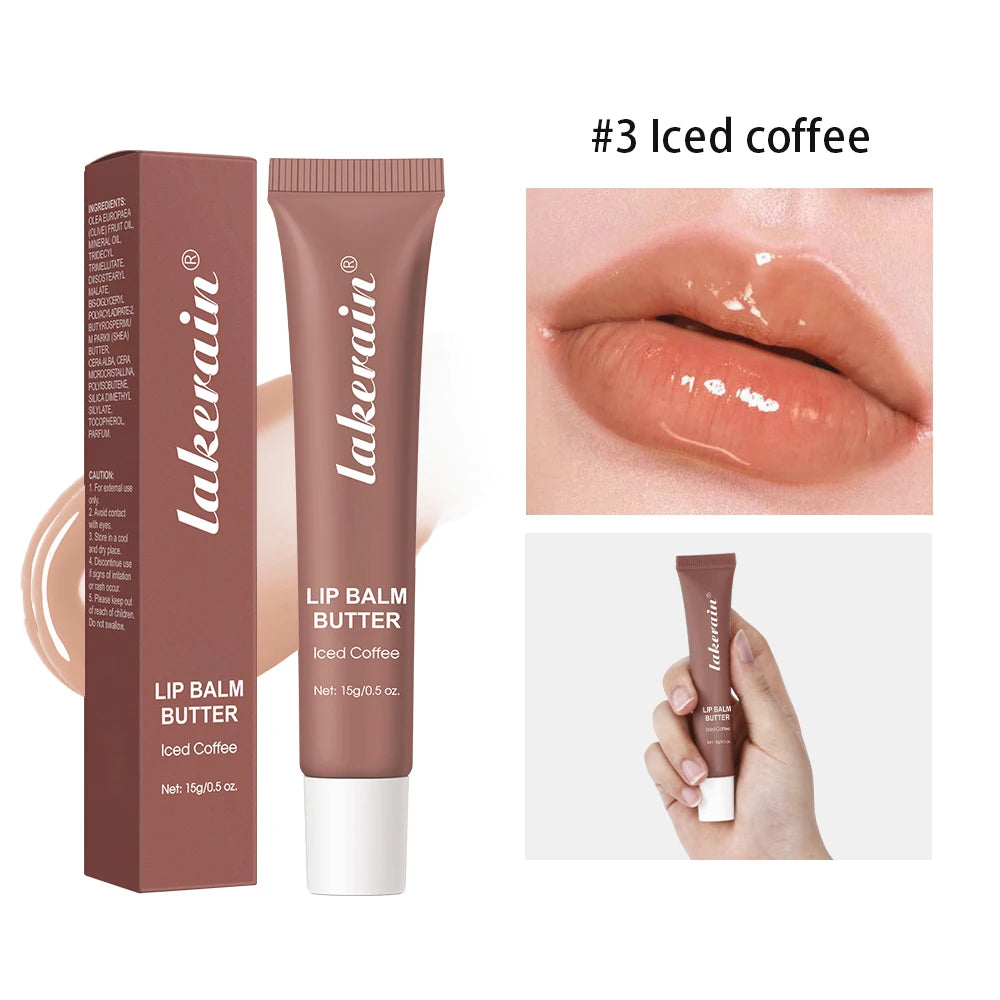 Summer Moisturizing Lip Balm Gloss – Transparent Lip Oil with Vanilla, Mint & Iced Coffee Scents - Roomsium