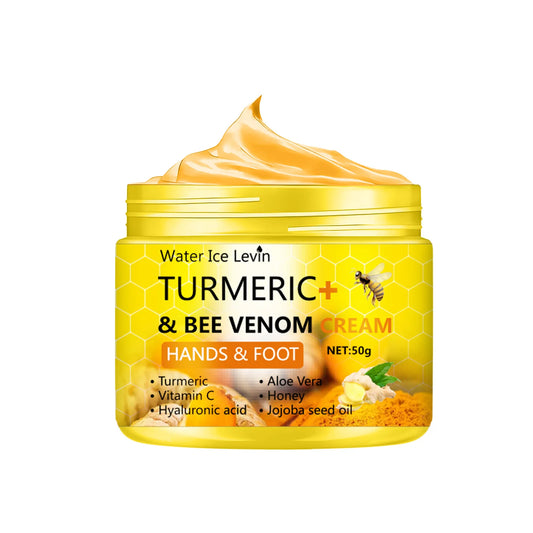 Turmeric Bee Venom Hand & Foot Repair Cream – Anti-Drying Skin Care (50g)