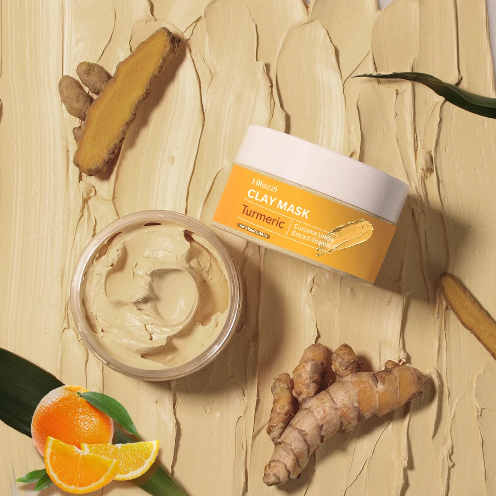 Turmeric Clay Mask Deep Cleansing Facial – Dark Spot & Acne Care, Oil Control