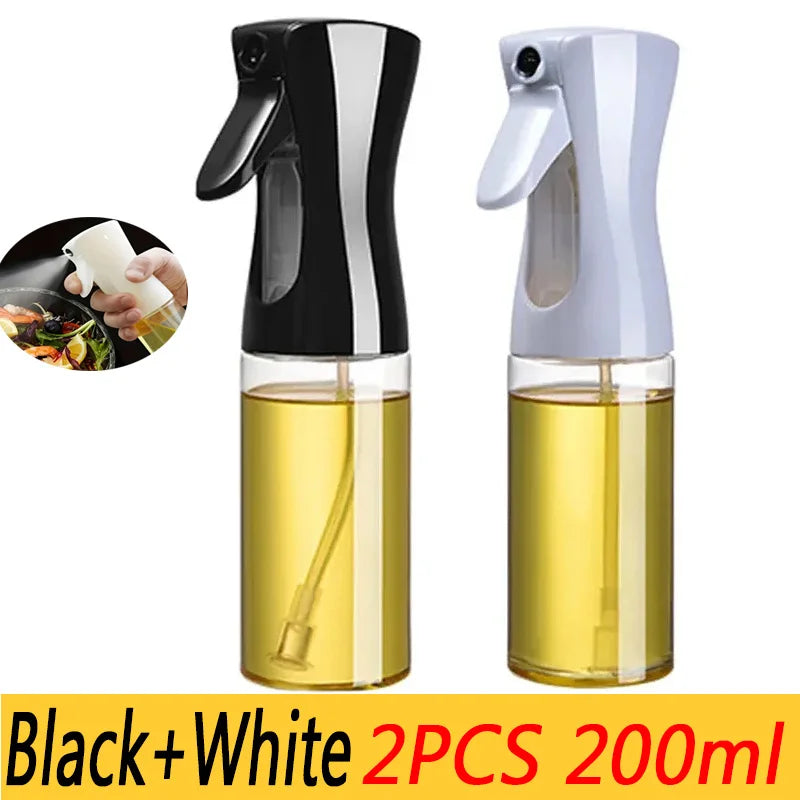 Oil Spray Bottle for Cooking & BBQ – Plastic Olive Oil Sprayer (200 / 300 / 500 ml)