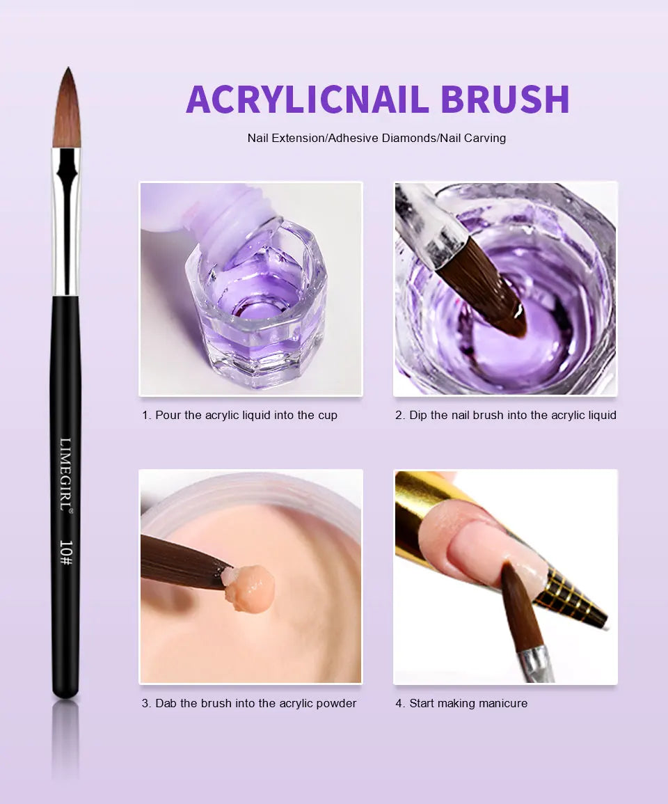 Limegirl Acrylic Liquid Monomer – Professional Nail Art Liquid (40–240ml) - Roomsium