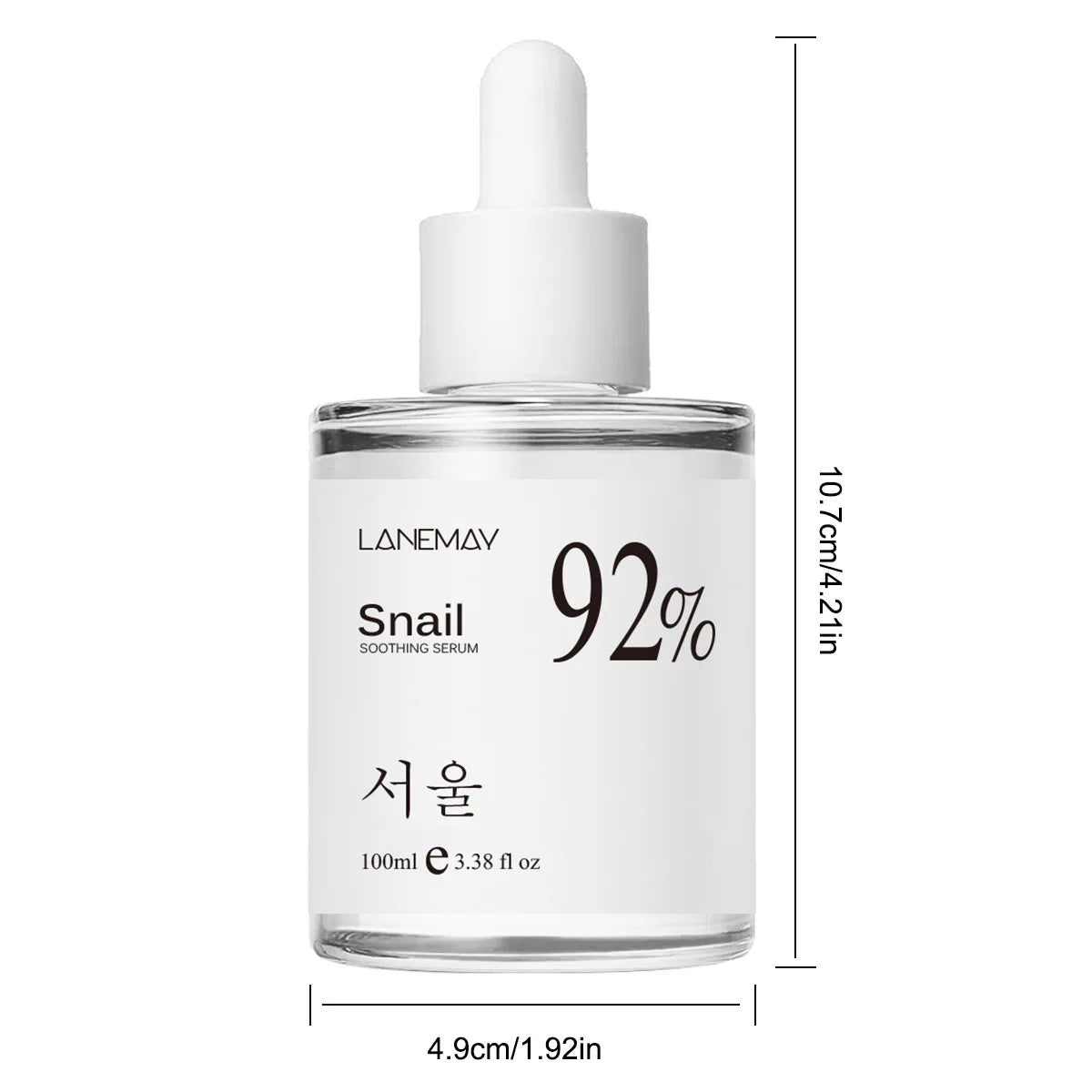 100ml 92% Snail Soothing Facial Essence – Multi in One Hydrating & Moisturizing Face Serum - Roomsium