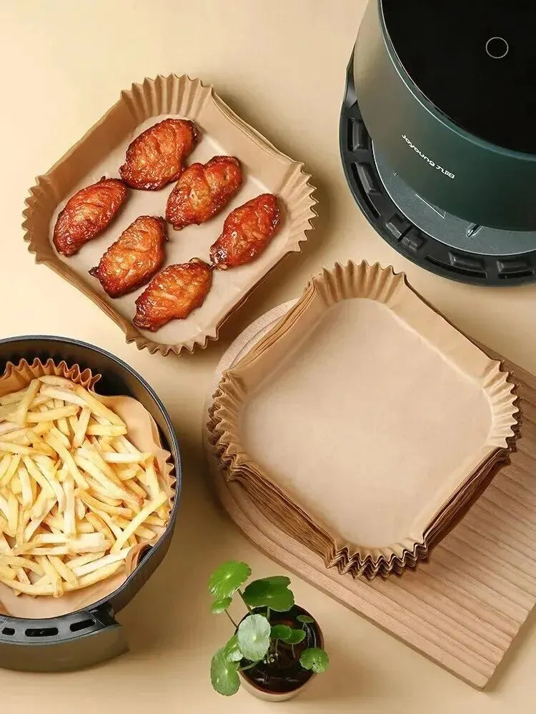 Air Fryer Disposable Paper Liners – Non-Stick Baking Paper