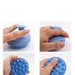 Silicone Scalp Shampoo Brush – Wheat Straw Hair Washing & Scalp Massage Comb (7×8cm) - Roomsium