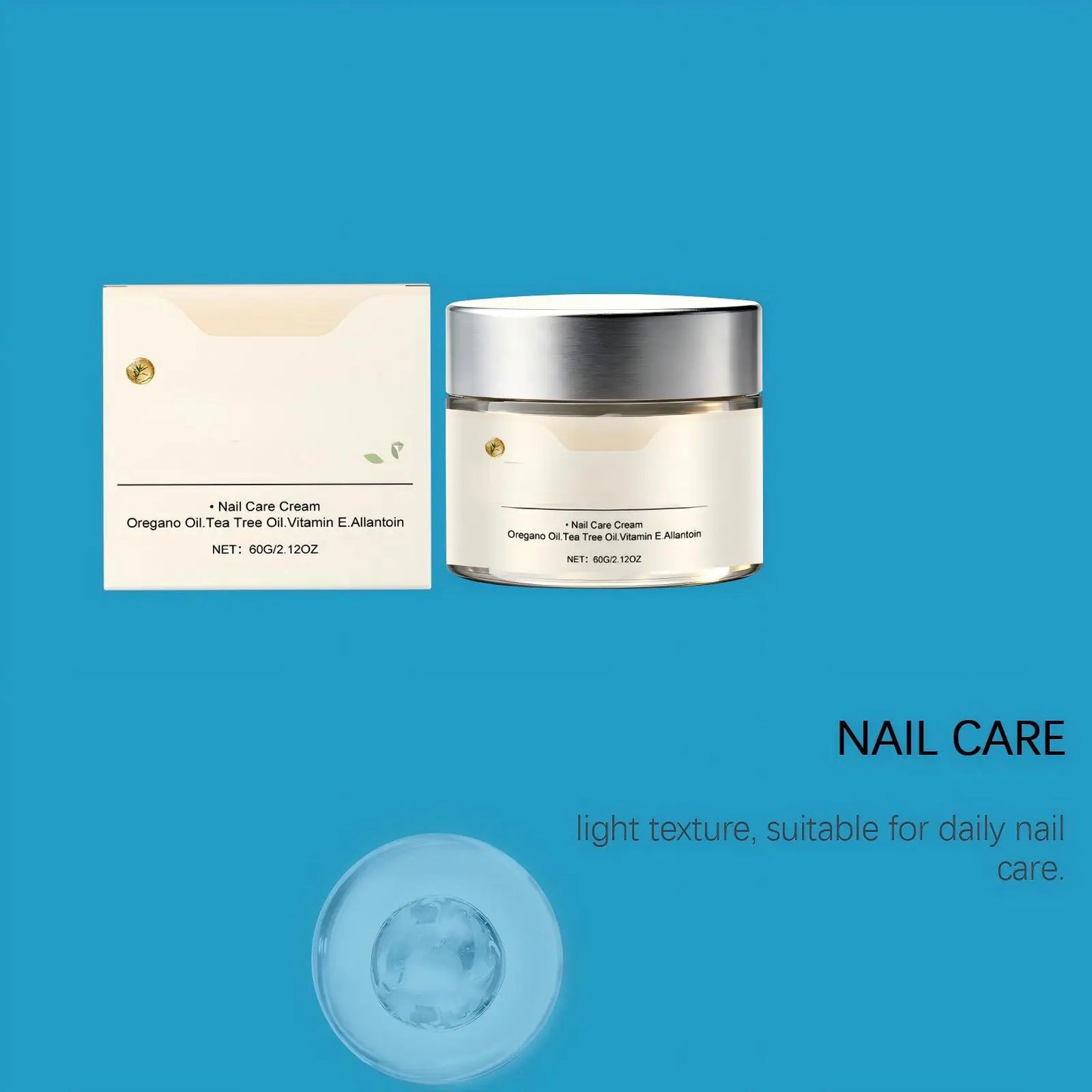 Tea Tree Nail Repair Cream – Vitamin E Nail Strengthener & Cuticle Care 60g