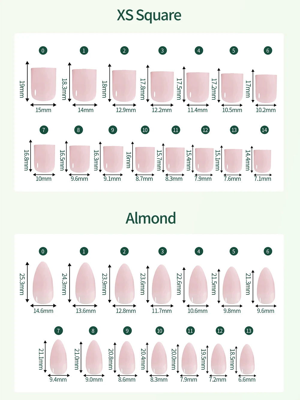 Nailpop 3-in-1 Nude Natural Nail Tips – 140PCS