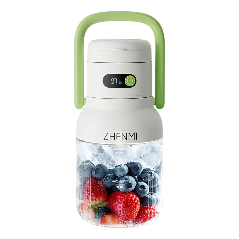 ZHENMI Large-Capacity Portable Juicer / Blender – J15 (33oz / 1L)