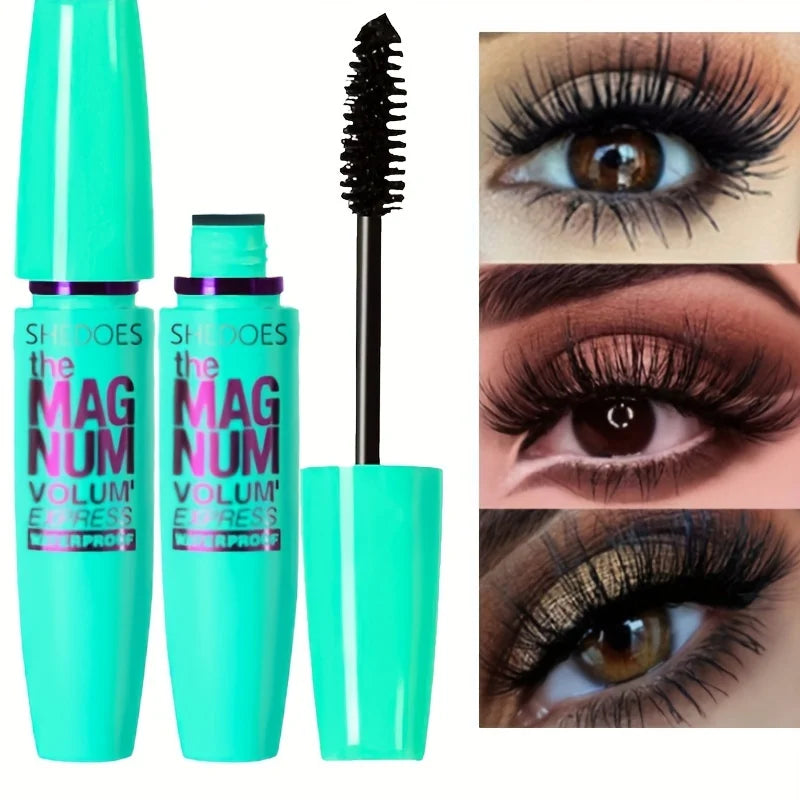 4D Black Mascara – Thickening & Lengthening Liquid Fiber Formula - Roomsium