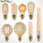 YNL E27 Retro Edison Bulb 220V 40W – ST64 G80 G95 G125 Vintage Filament Light Bulb - Roomsium