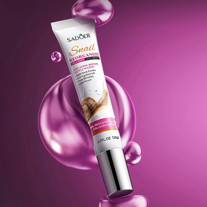 SADOER Snail Collagen Eye Cream – Dark Circle & Puffiness Care
