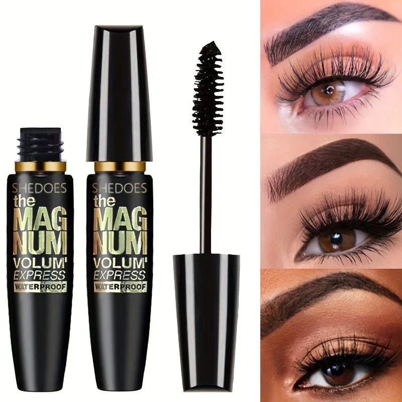 4D Black Mascara – Thickening & Lengthening Liquid Fiber Formula - Roomsium