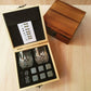 Whiskey Stones & Glasses Gift Set – Granite Chilling Stones