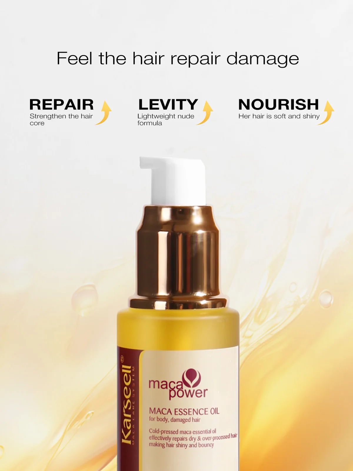 Karseell Moroccan Argan Oil Hair Serum 50ml Lightweight Repair