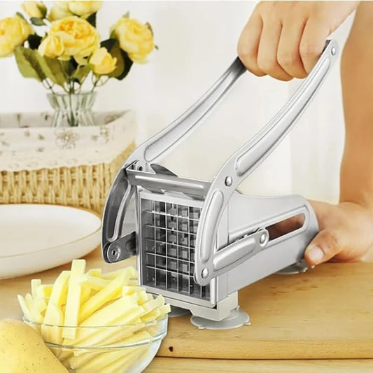 French Fries Cutter – Stainless Steel Quick-Cut Potato Slicer (36 / 46 Hole Blade)