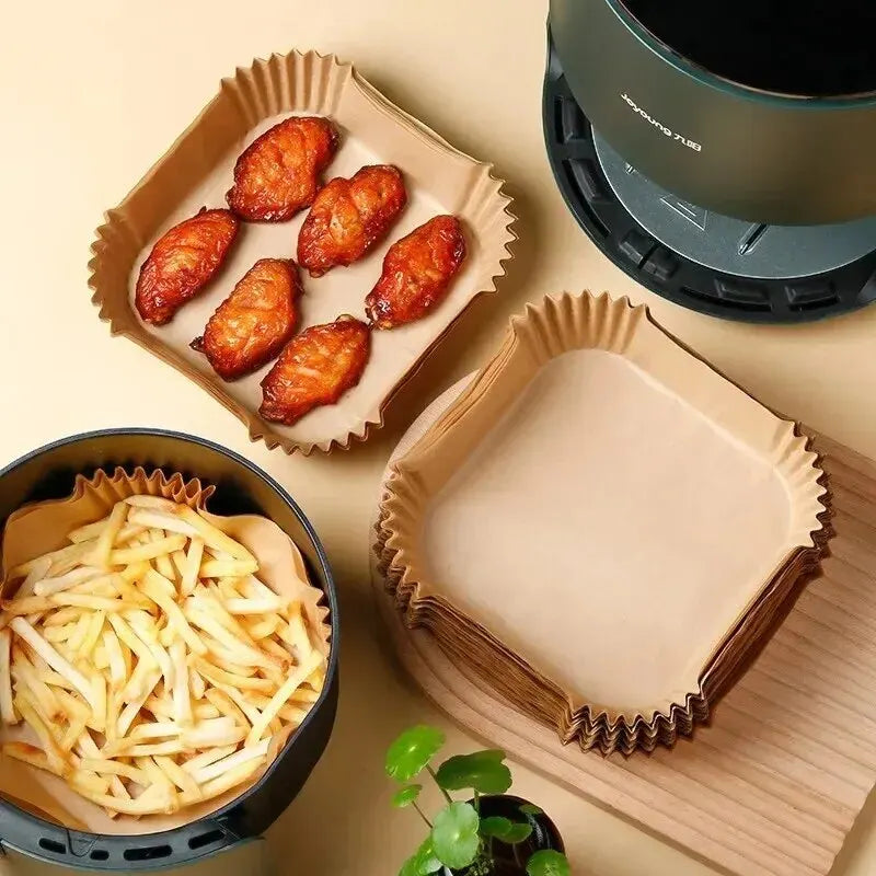 Air Fryer Disposable Paper Liners – Non-Stick Baking Paper