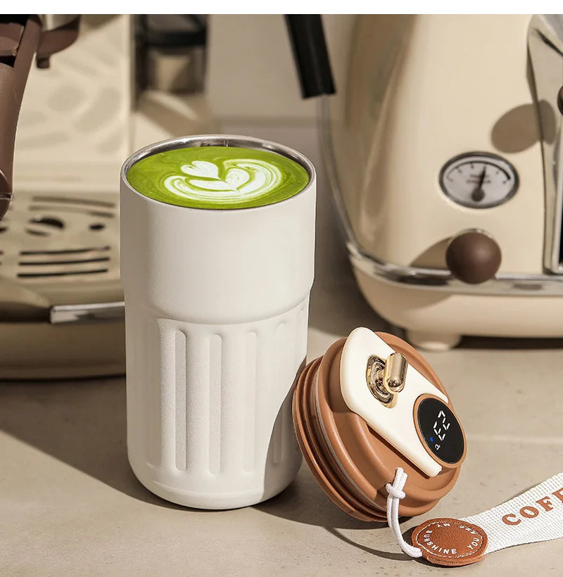 450ml Smart Temperature Display Thermos Bottle 316 Stainless Steel