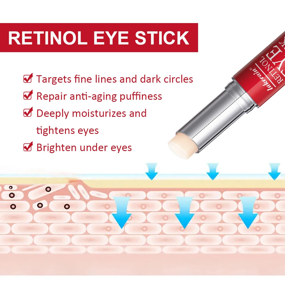 Retinol Eye Cream Stick | Dark Circle & Anti-Puffiness Eye Balm - Roomsium