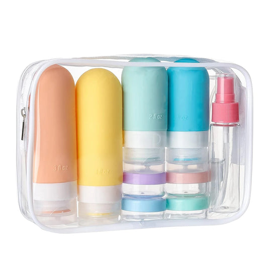 16 Pack Travel Bottles Set TSA Approved Leak Proof