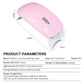 Limegirl 6W Mini LED Nail Dryer – Portable USB UV Nail Lamp - Roomsium