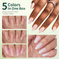 Nailpop 3-in-1 Nude Natural Nail Tips – 140PCS
