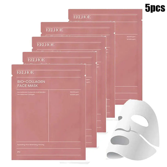 Bio Collagen Face Mask – Deep Hydrating & Moisturizing Wrapped Mask (1 / 5 / 10 PCS)