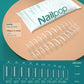 NAILPOP 120pcs Soft Gel Full Cover Press On Nails – Coffin Clear / Semi-Matte False Nail Tips - Roomsium