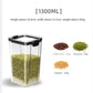 Sealed Kitchen Grain Storage Jars – Moisture-Proof Transparent Food Containers (460–1800ml)