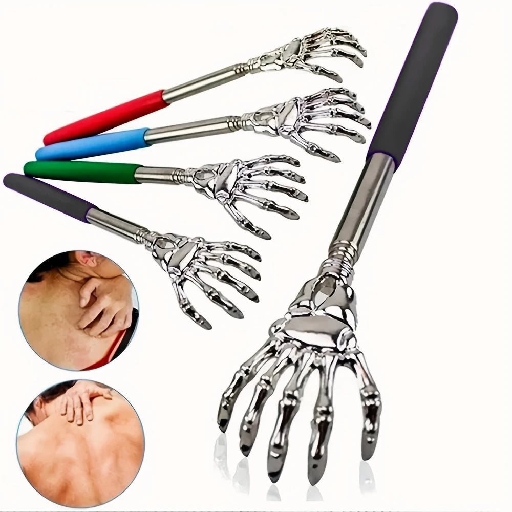 Portable Extendable Back Scratcher – Stainless Steel Telescoping Back Massager