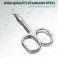 Nailpop Professional Cuticle Scissors – Stainless Steel Precision Cuticle Trimmer - Roomsium