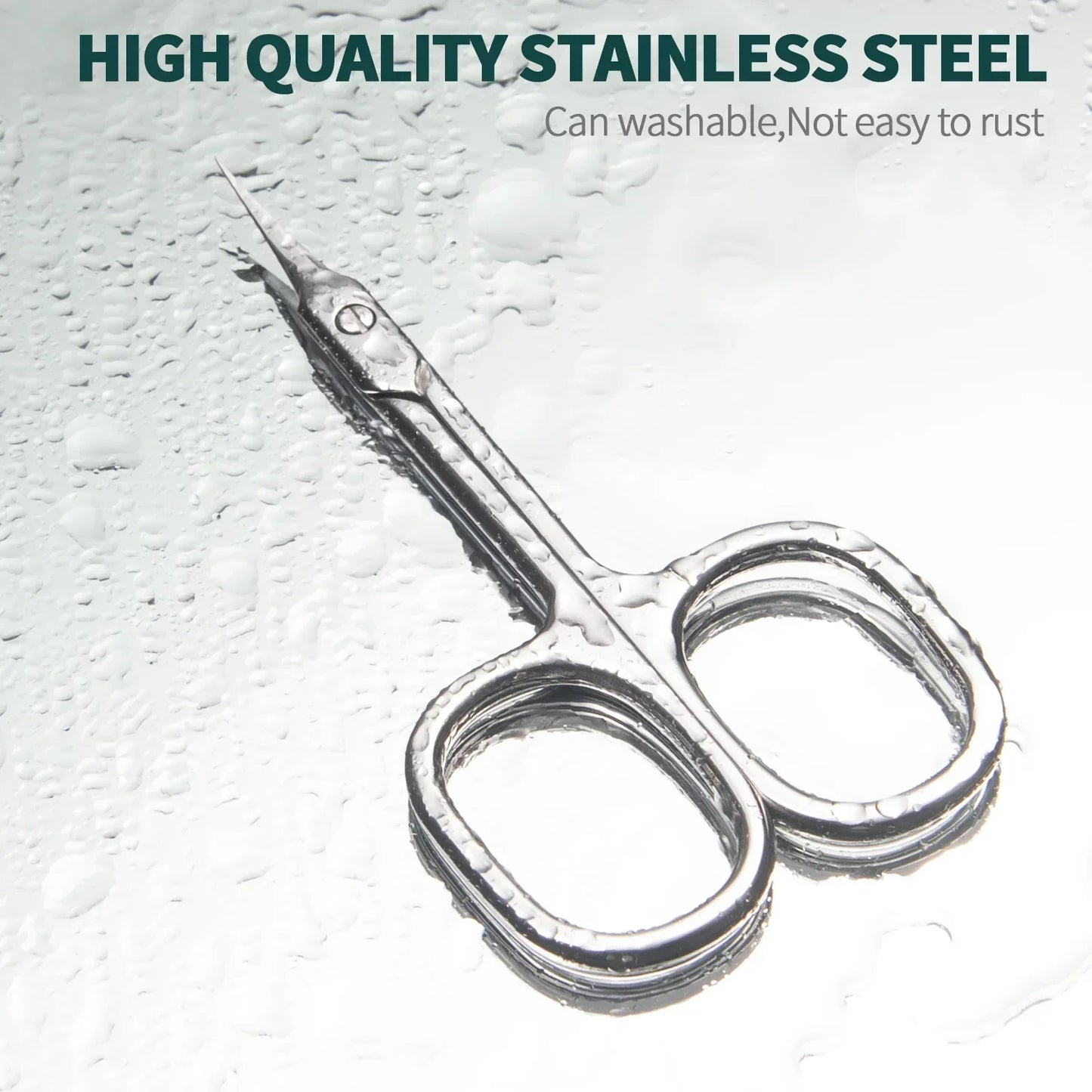 Nailpop Professional Cuticle Scissors – Stainless Steel Precision Cuticle Trimmer - Roomsium