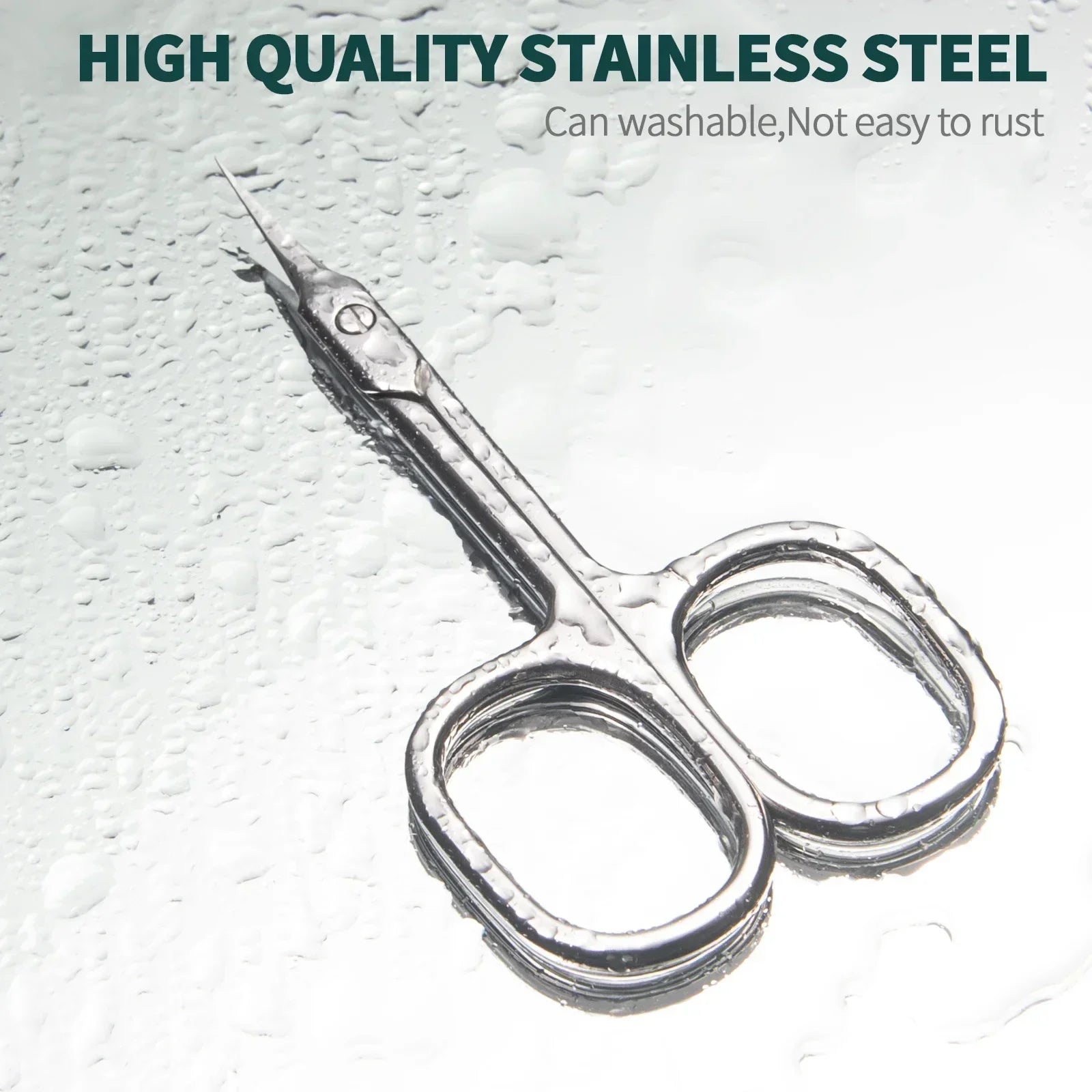 Nailpop Professional Cuticle Scissors – Stainless Steel Precision Cuticle Trimmer - Roomsium