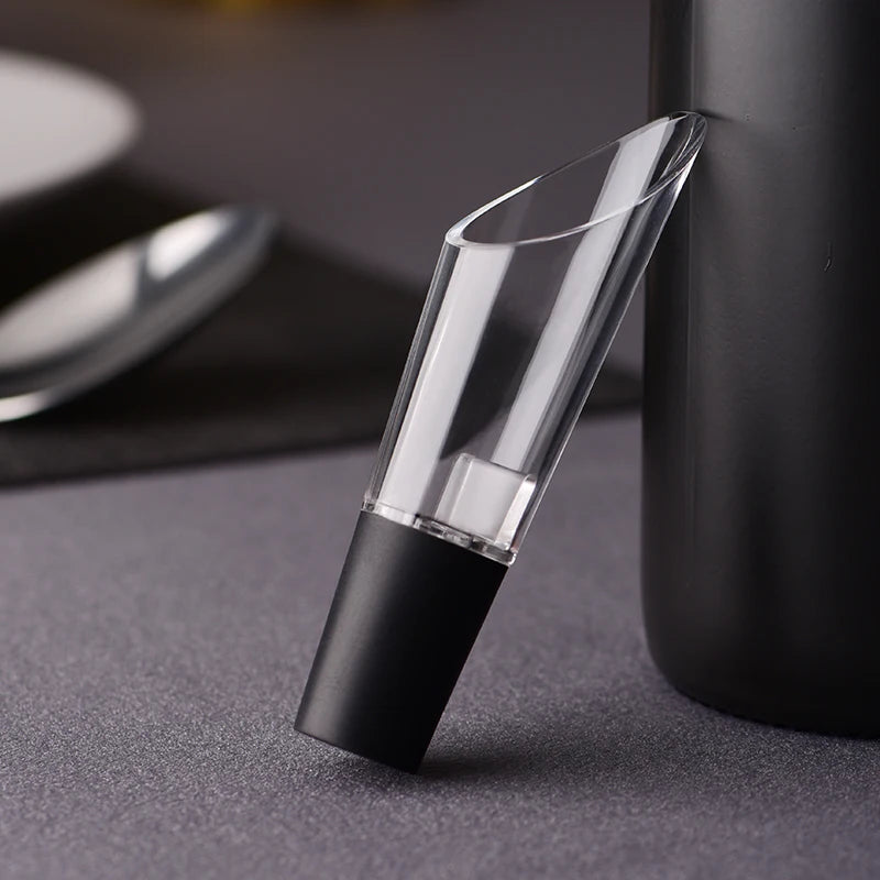 Wine Aerator Pourer for Bottles – Red Wine Decanter Spout with Stopper