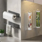 Self Adhesive Paper Towel Holder – No-Drill Metal Rack for Kitchen & Bathroom